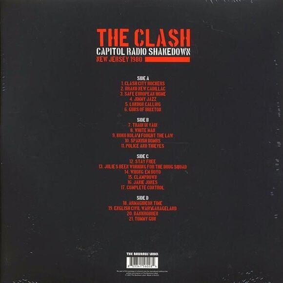 The Clash Vinyl Lot of 4 Live LPs Amsterdam NJ Broadway Acoustic Red Clear Ltd - Picture 8 of 10